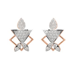 Charlie Round Diamond Stud Earrings